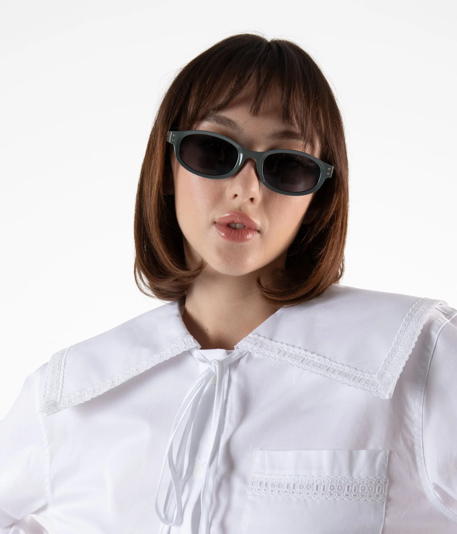 AKE Oval Recycled Sunglasses - Image 7