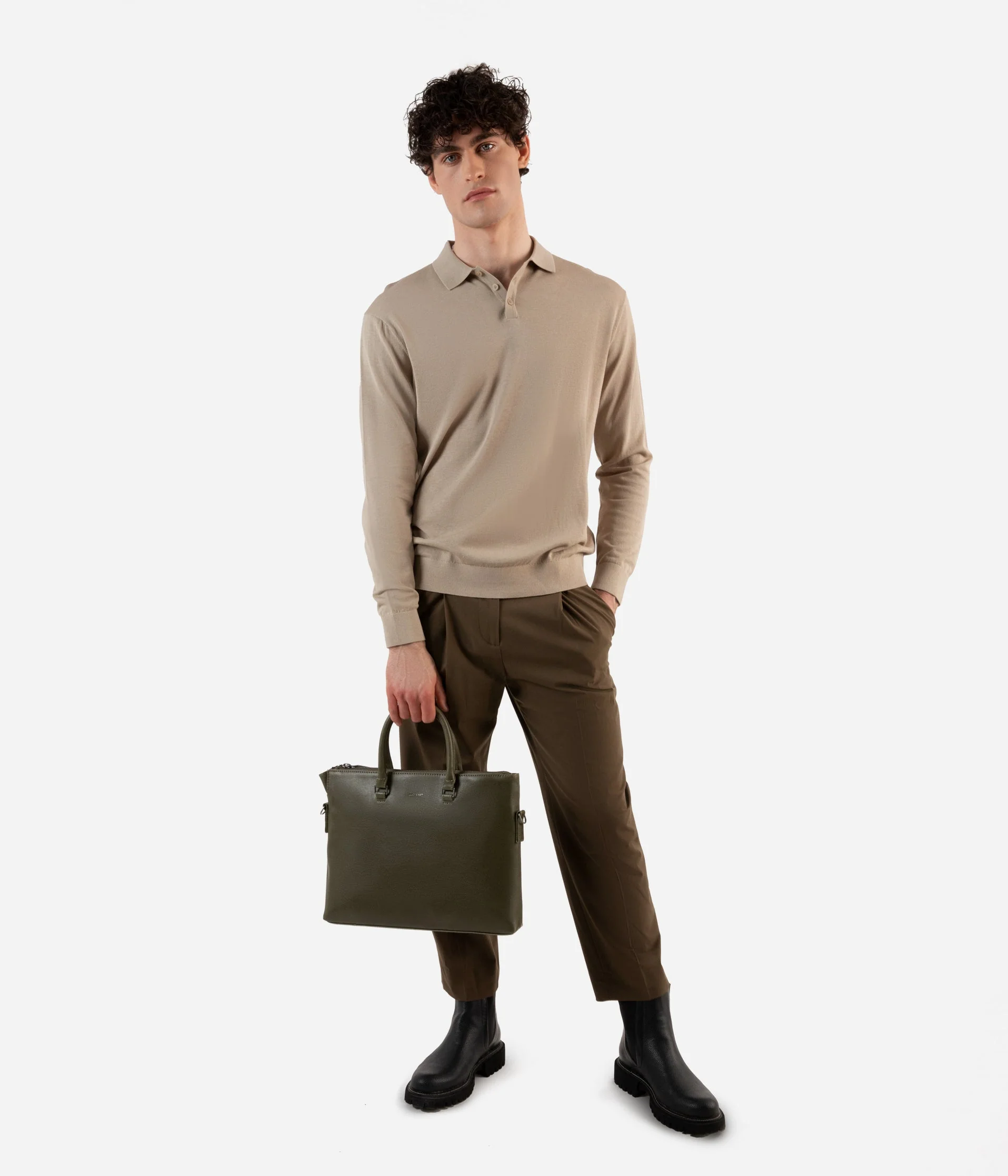 ALBAN Vegan Briefcase - Vintage - Image 6
