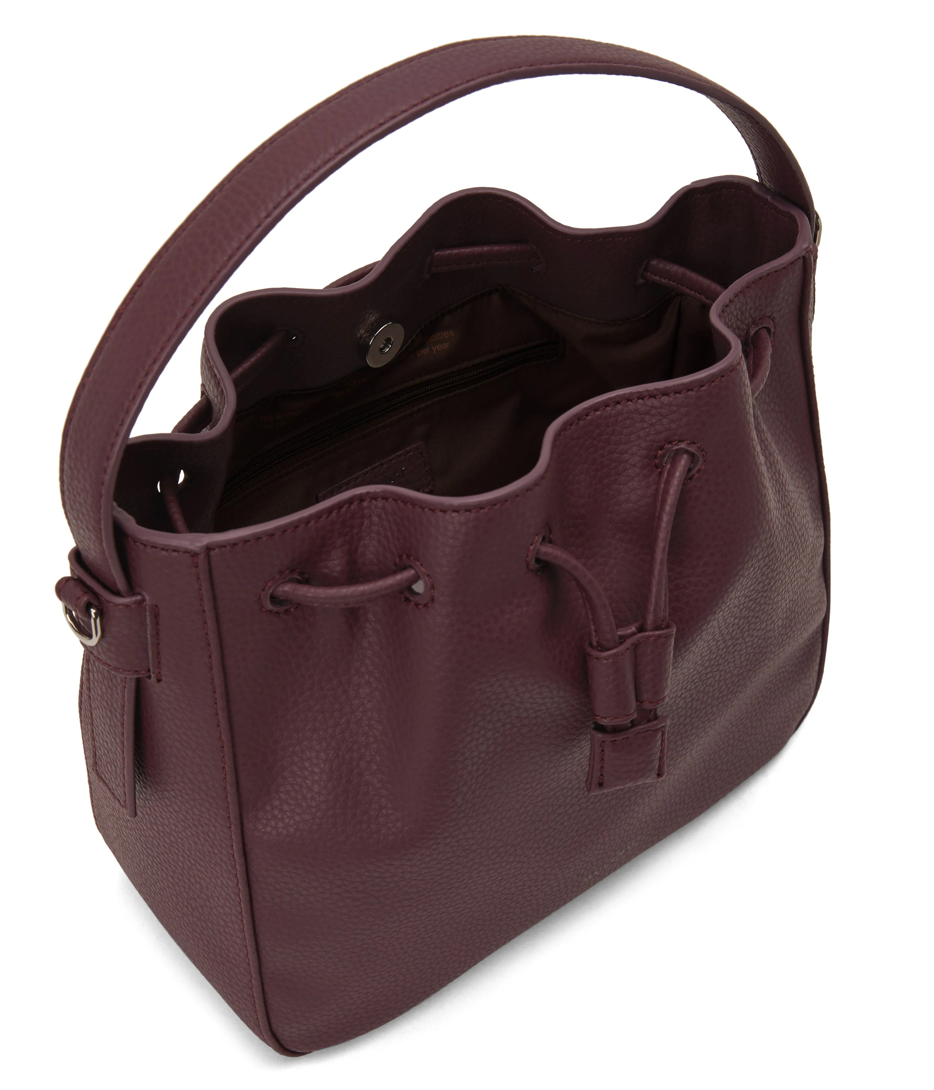 AMBER Vegan Bucket Bag - Purity - Image 15