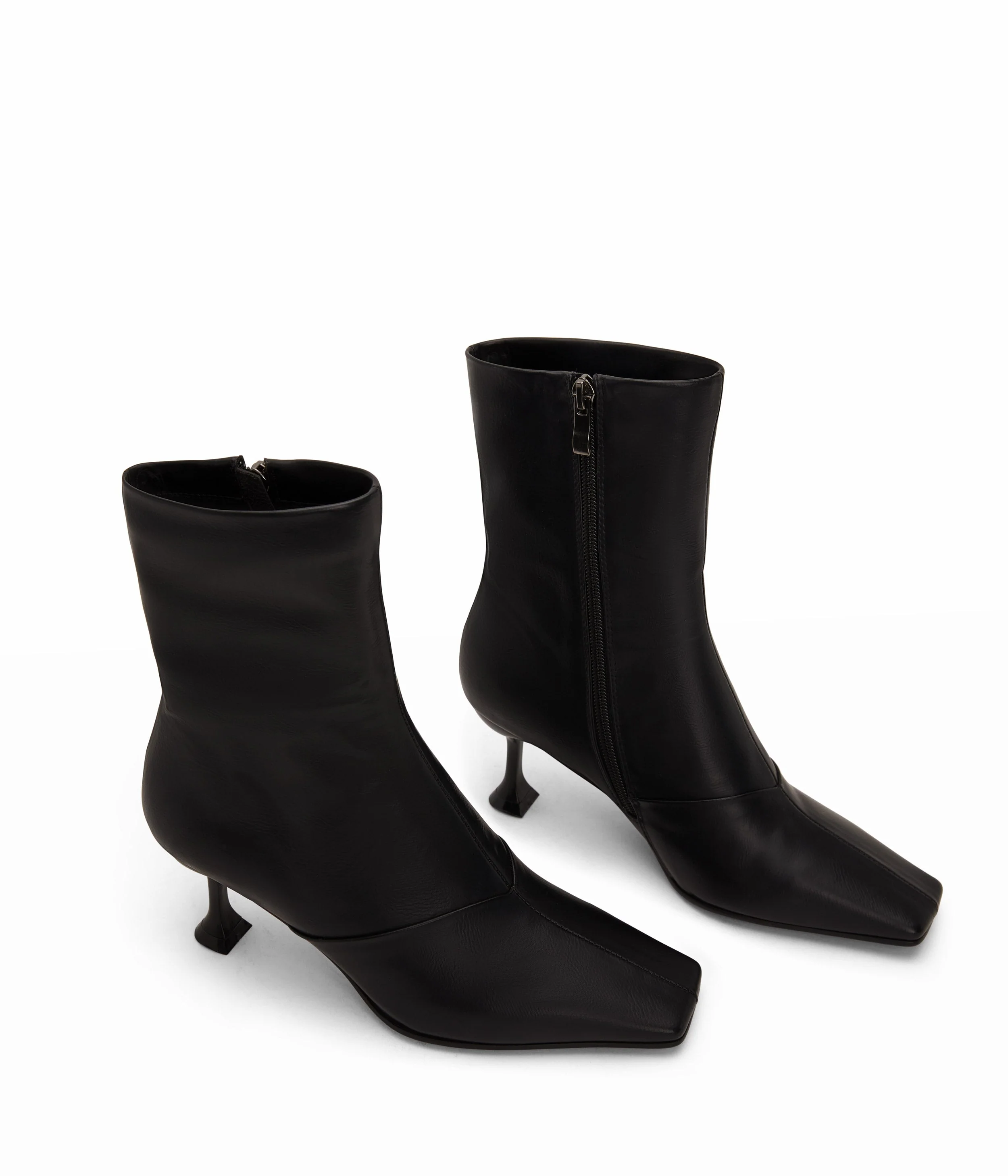 AMOUR Women's Vegan High Heel Boots - Image 3