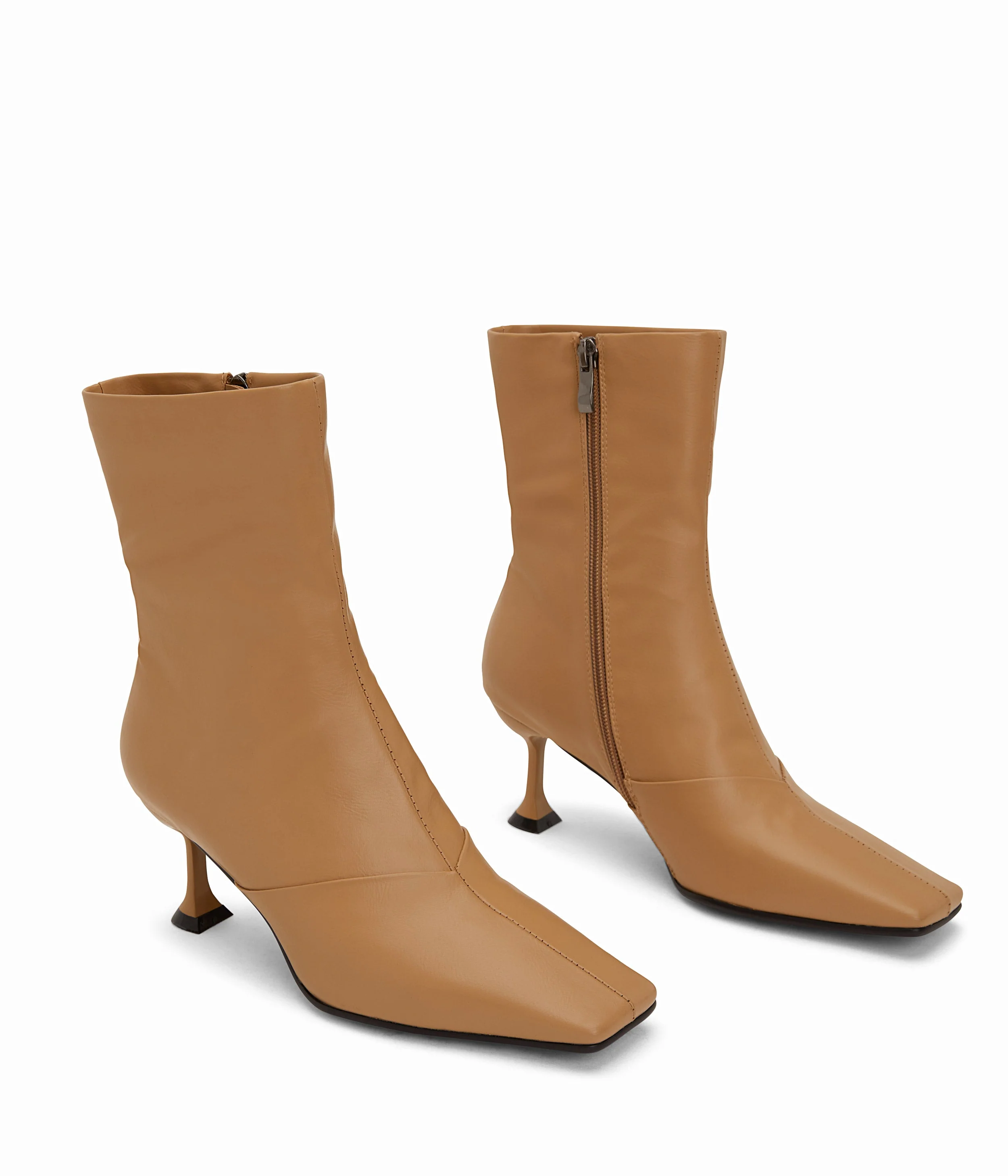 AMOUR Women's Vegan High Heel Boots - Image 8