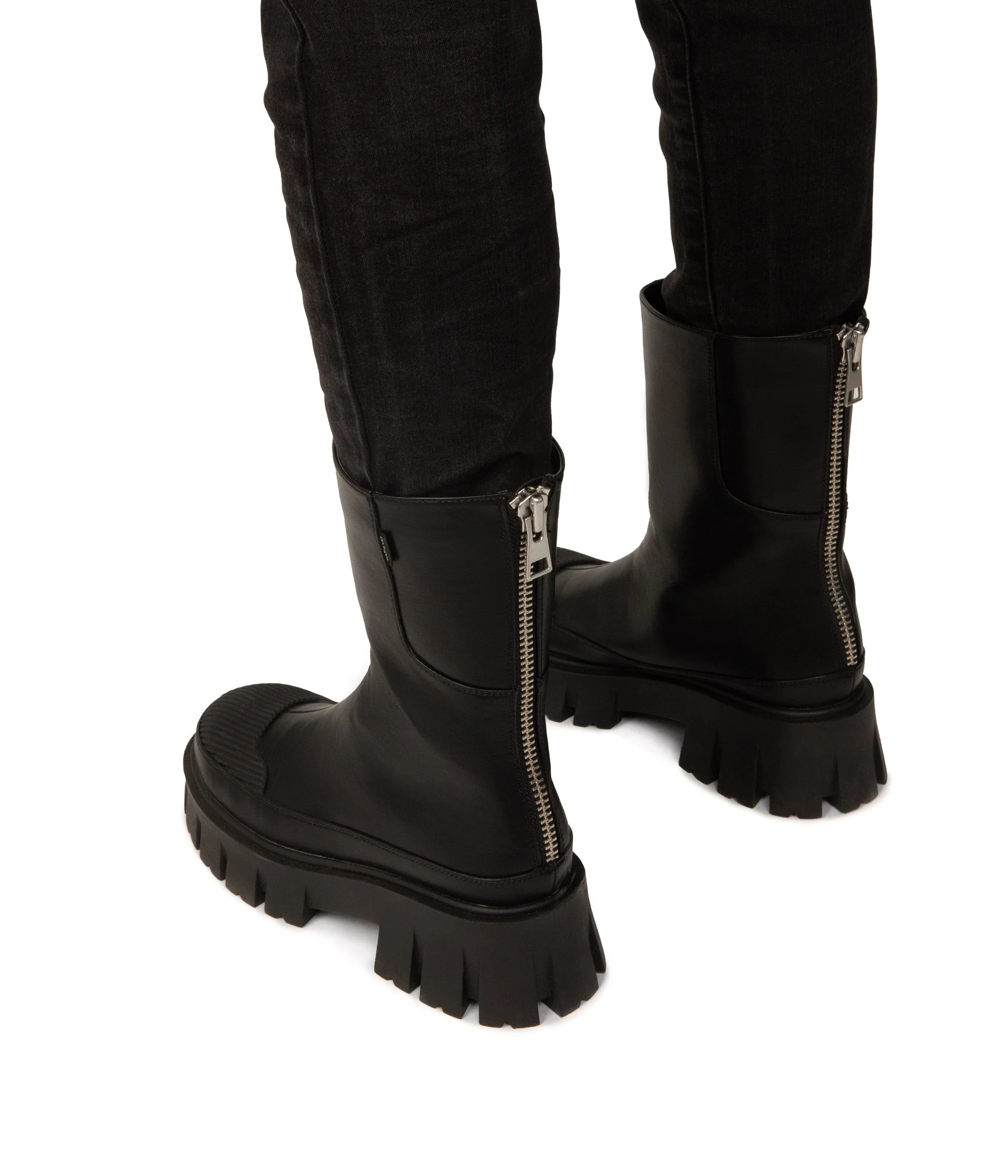 AVIKA Women's Vegan Chunky Chelsea Boots - Image 3