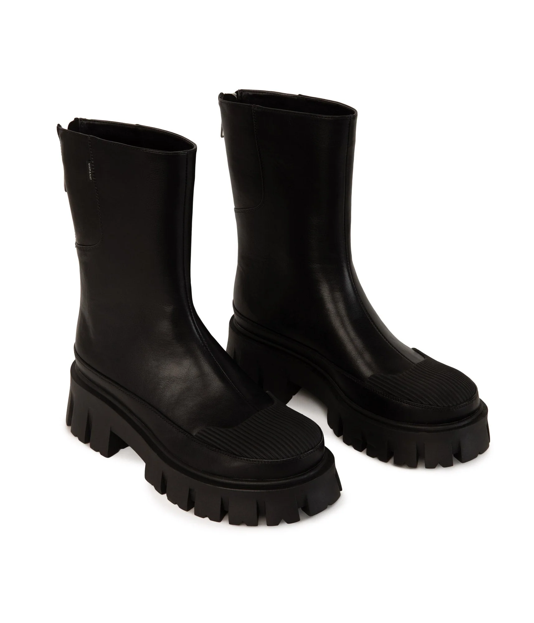 AVIKA Women's Vegan Chunky Chelsea Boots - Image 4