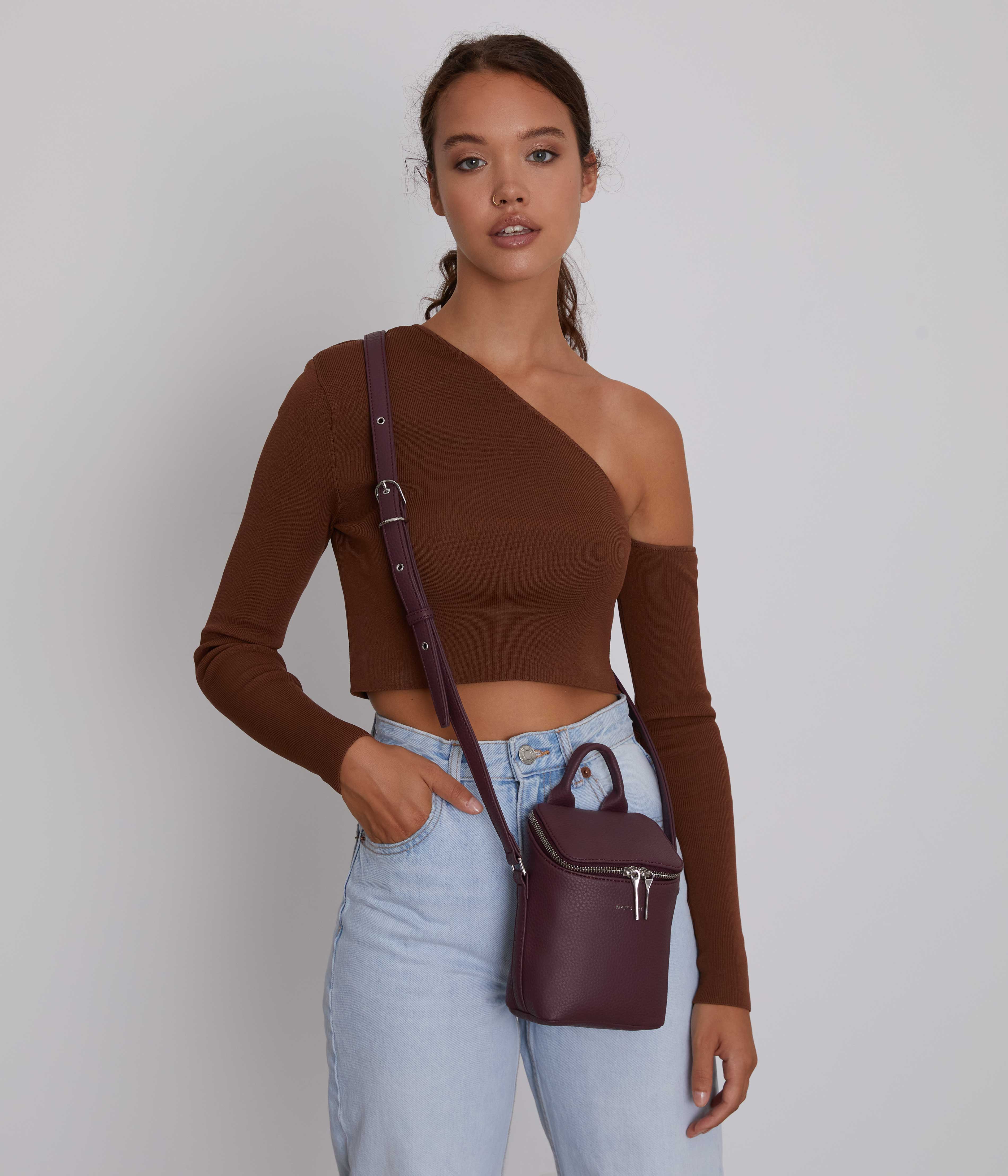 BRAVE MICRO Vegan Crossbody Bag - Purity - Image 37