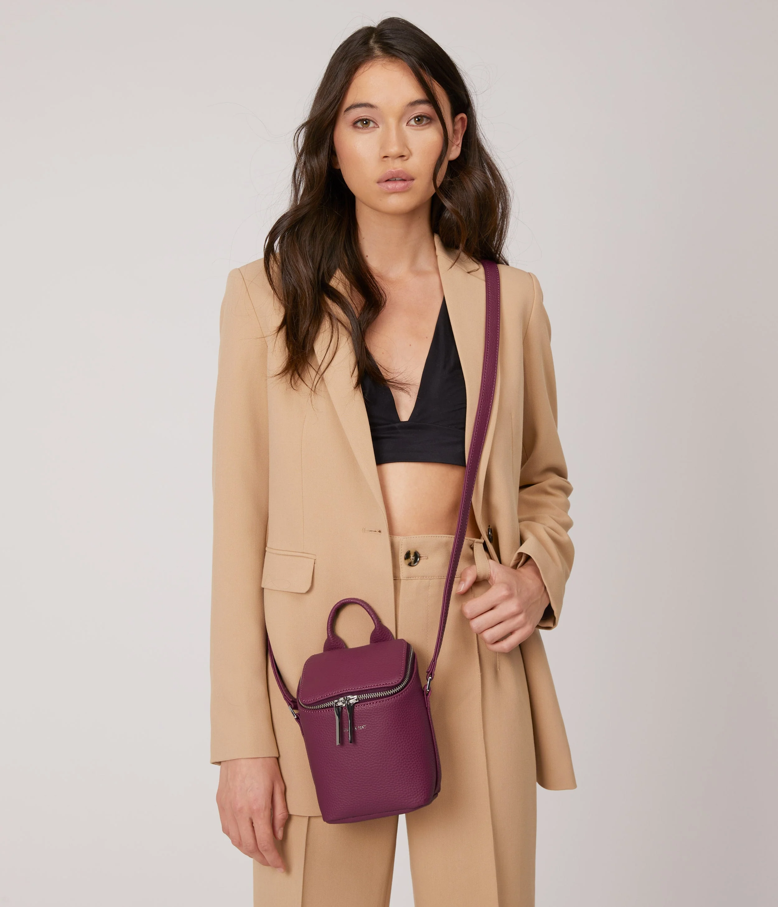 BRAVE MICRO Vegan Crossbody Bag - Purity - Image 47
