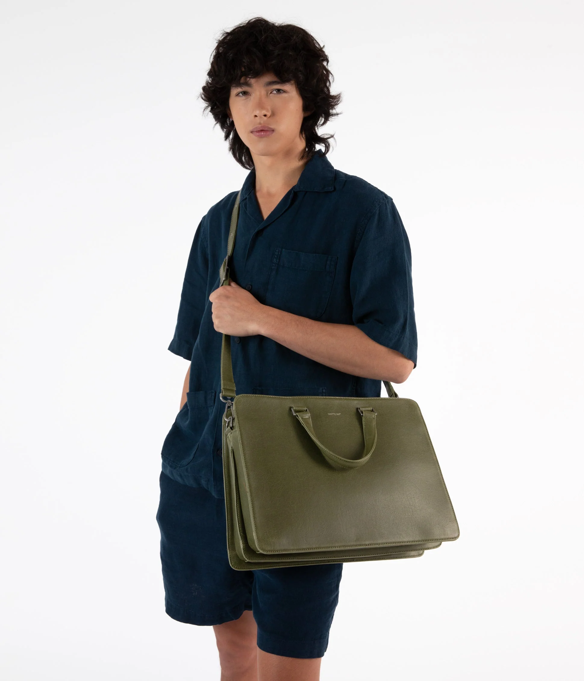DAVID Vegan Briefcase - Vintage - Image 5
