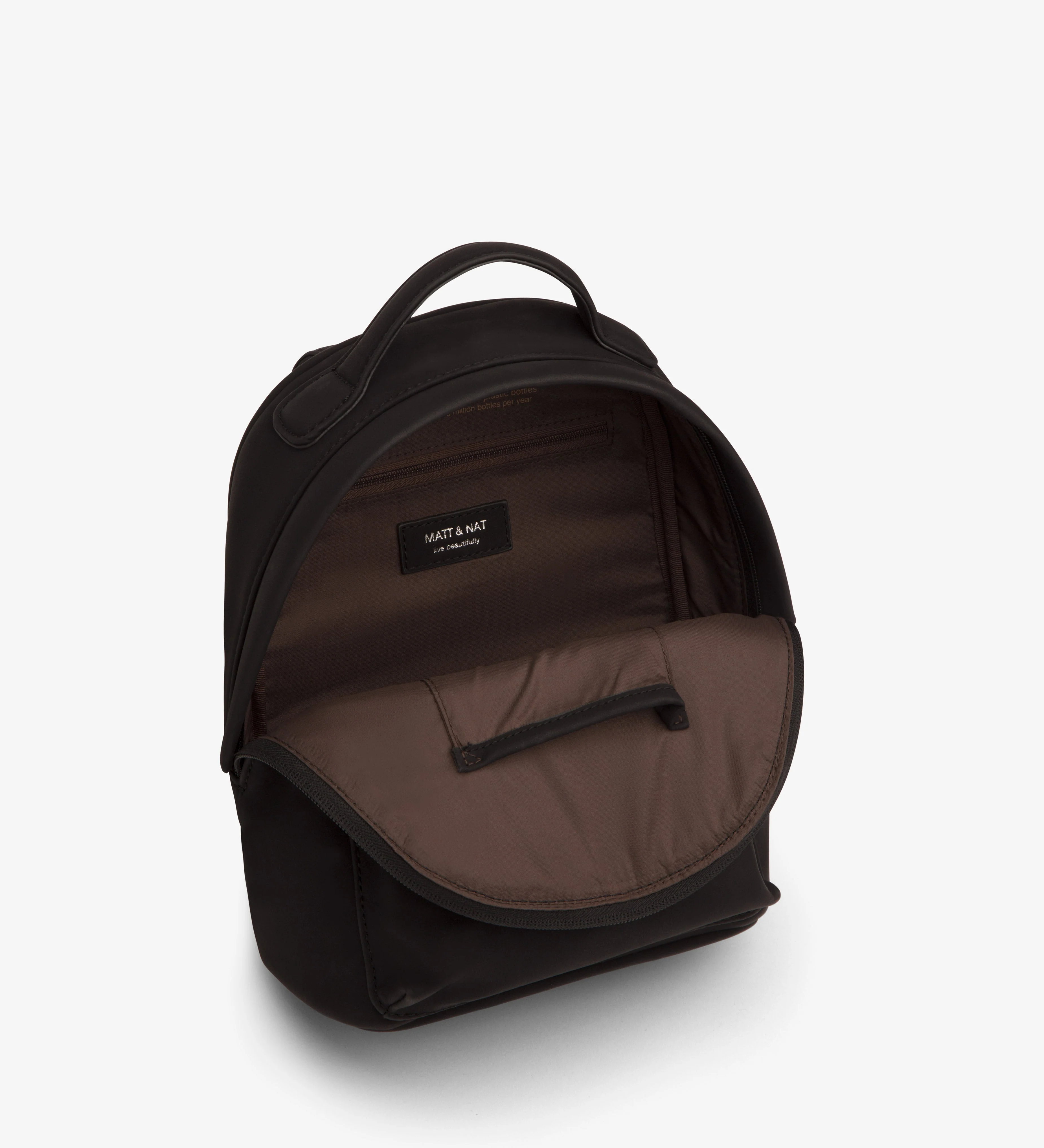 MUNICH MINI Faux Suede Mini Backpack - Suede - Image 4