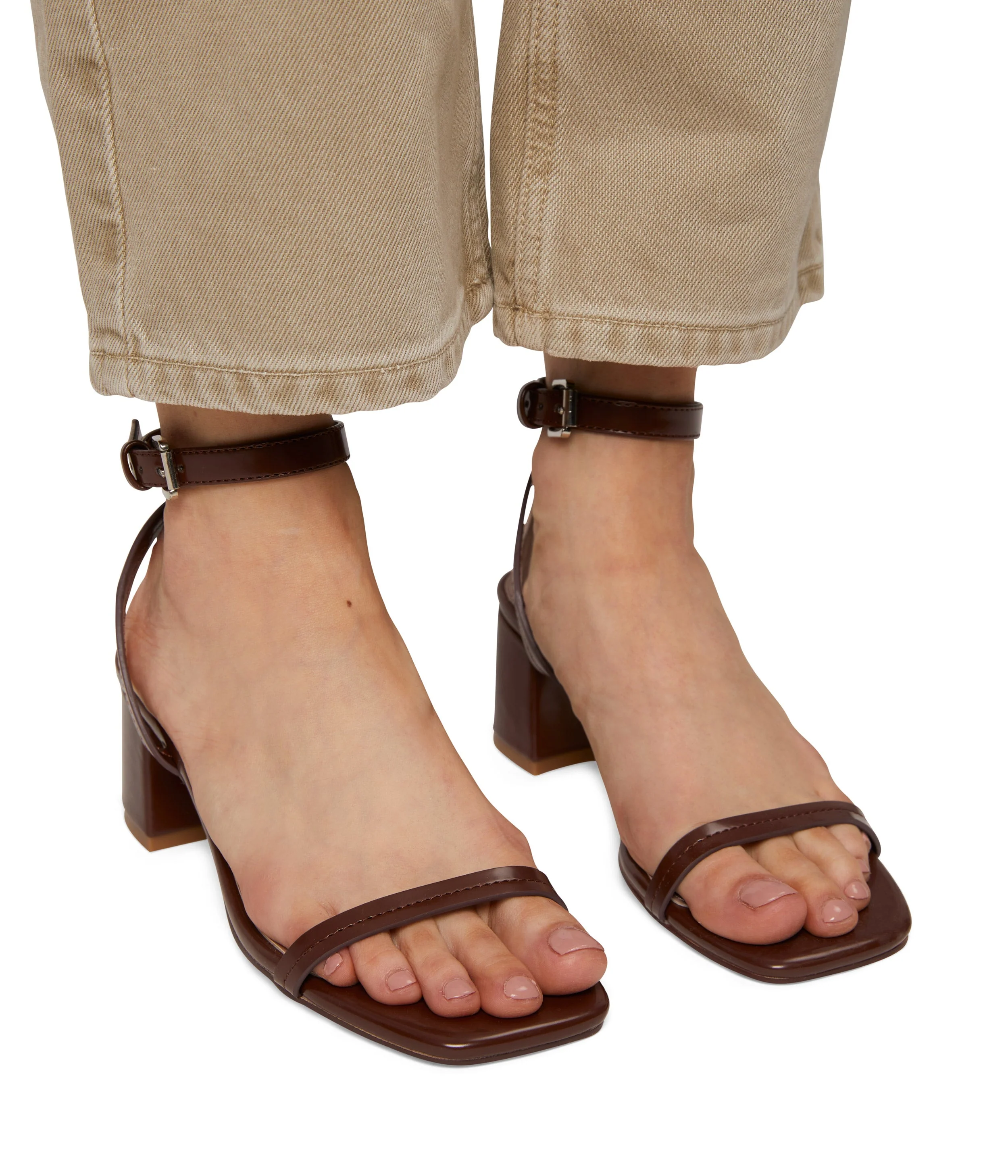 FIOR Women's Vegan Block Heel Sandals - Image 2