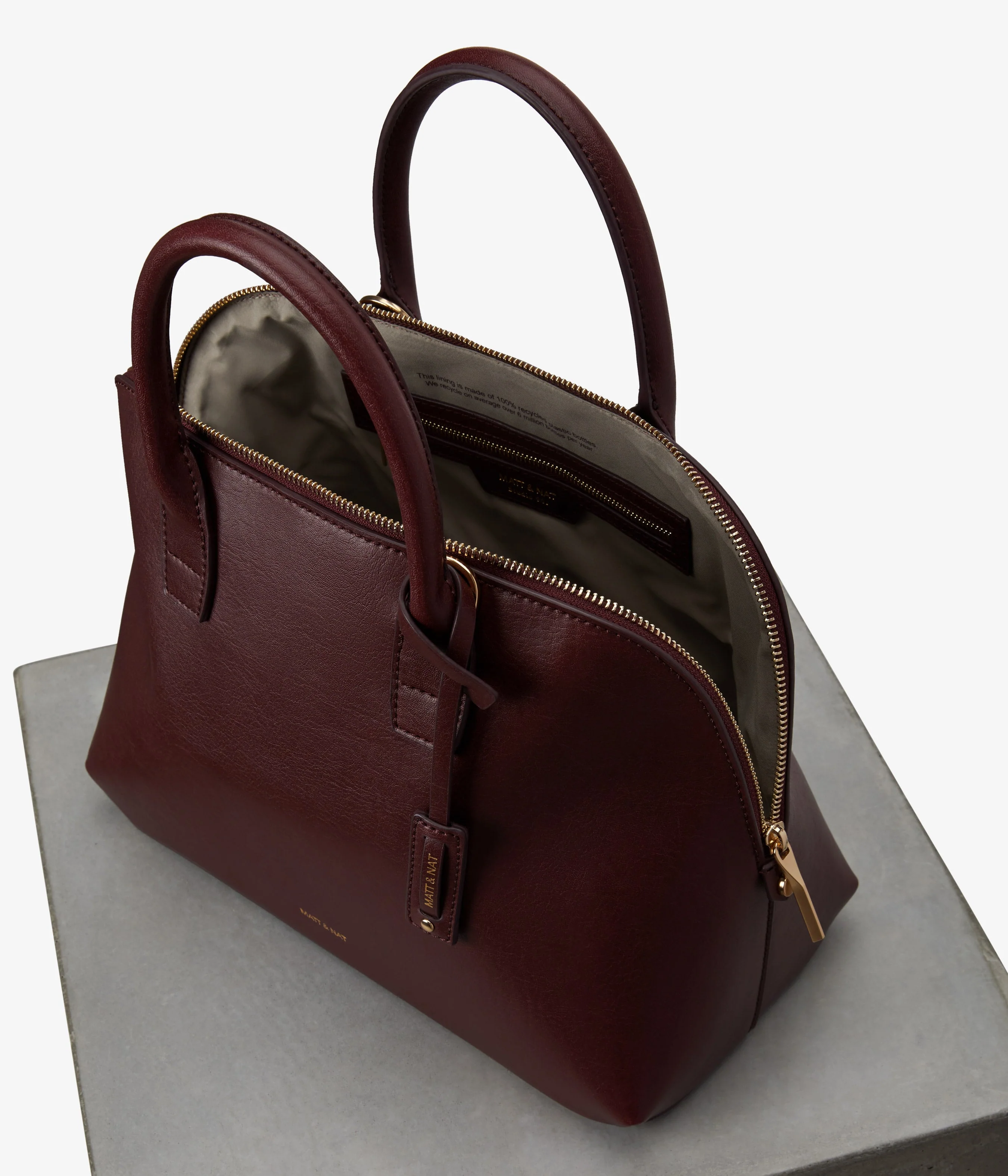 GESSI Vegan Satchel - Vintage - Image 5