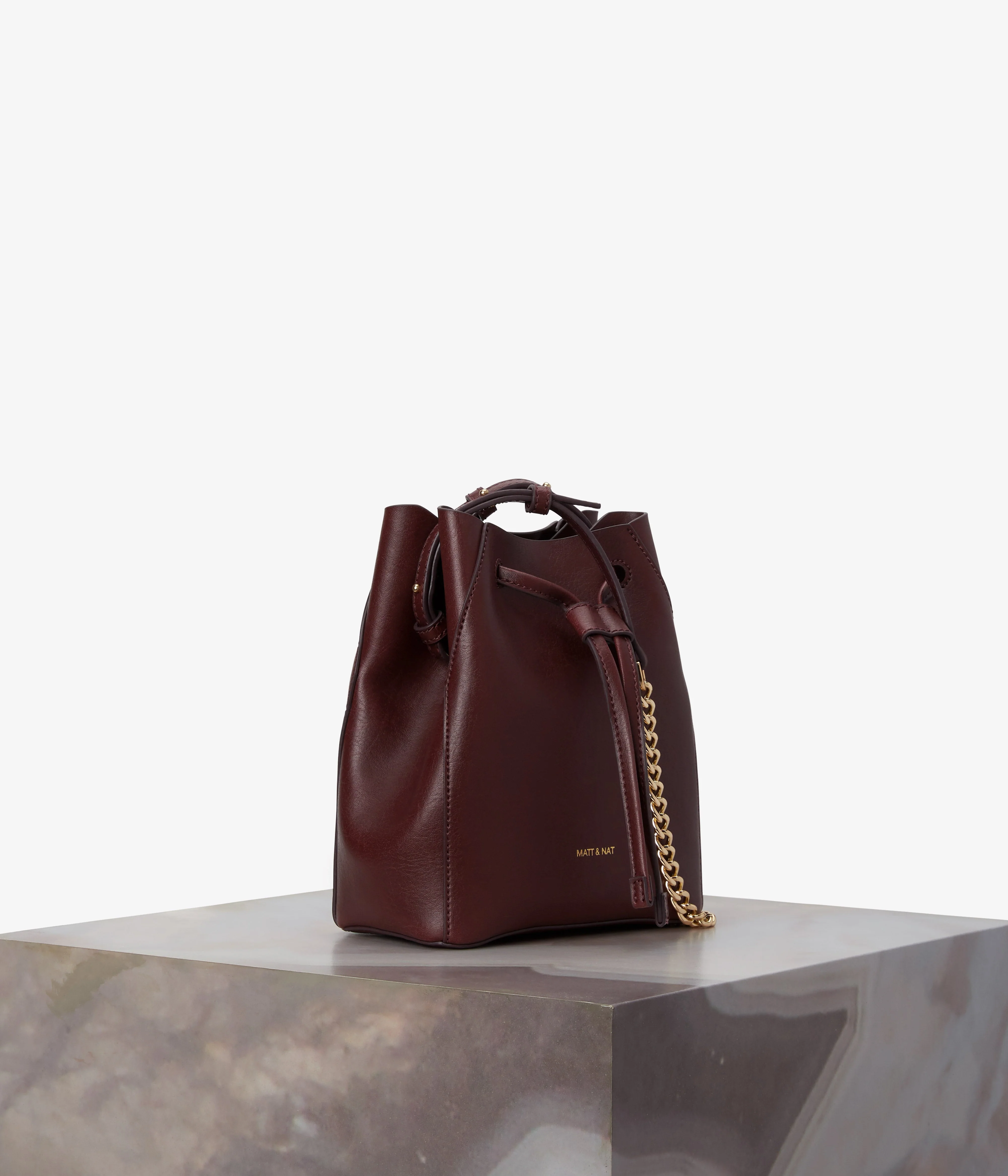 GRACE Vegan Bucket Bag - Vintage - Image 3