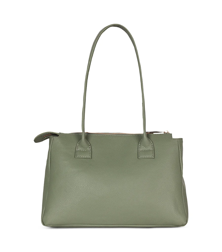 Jordi Vegan Tote Satchel – Grain - Image 13