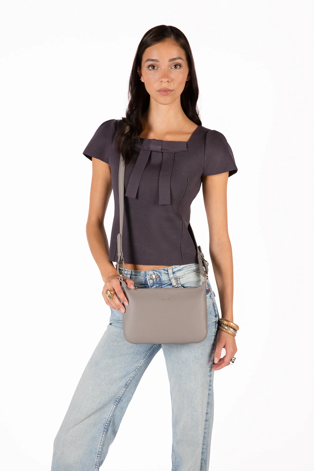 Jina Vegan Shoulder Bag - Grain - Image 19