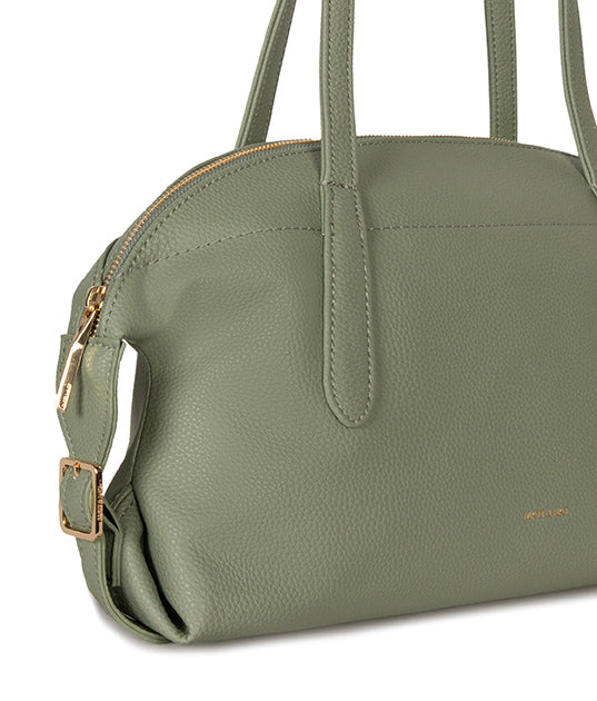 Vania Vegan Tote Satchel – Grain - Image 12