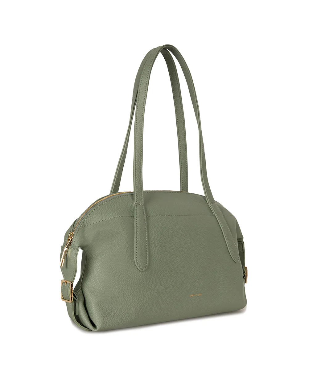 Vania Vegan Tote Satchel – Grain - Image 9
