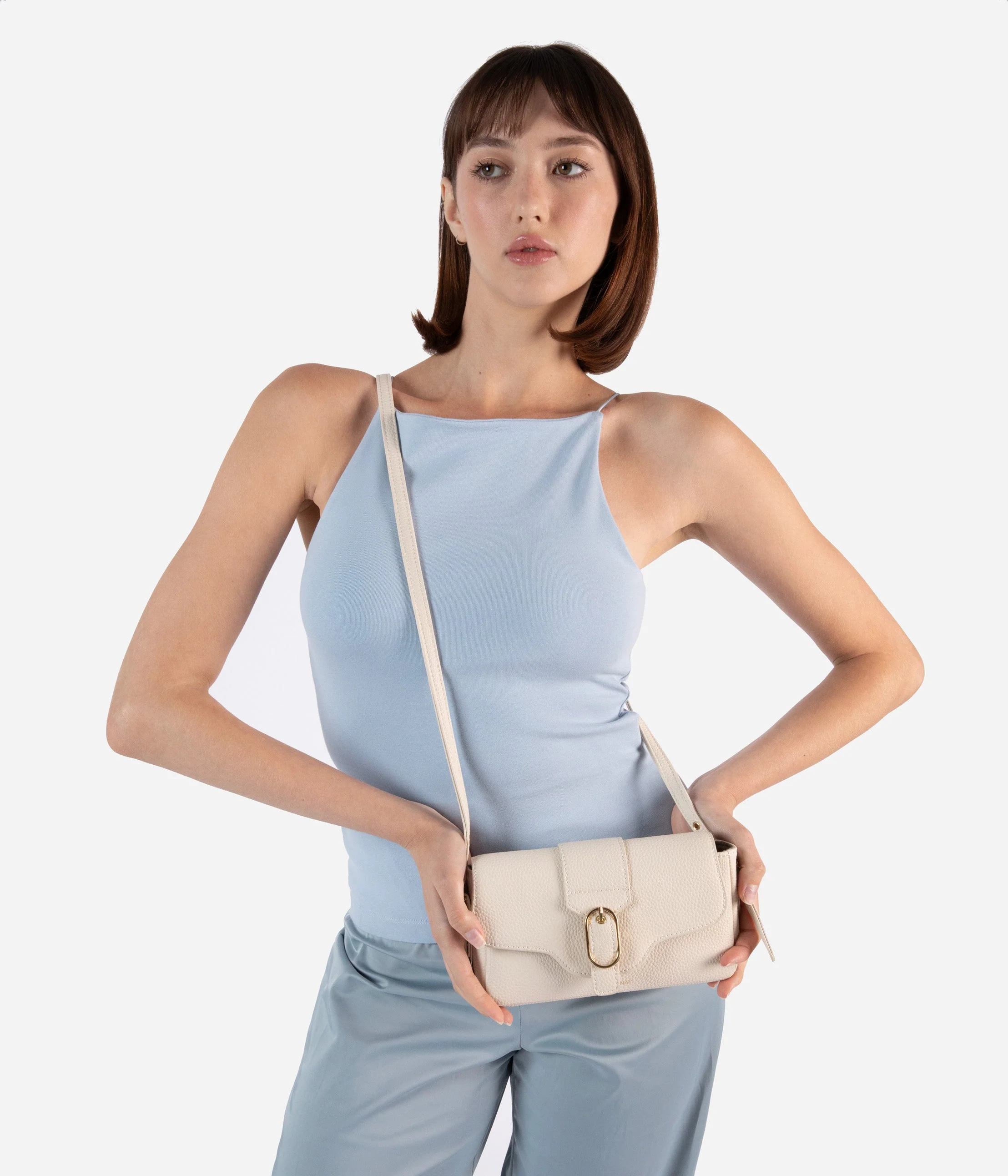 ISABELLE SM Vegan Crossbody Bag – Grain - Image 17