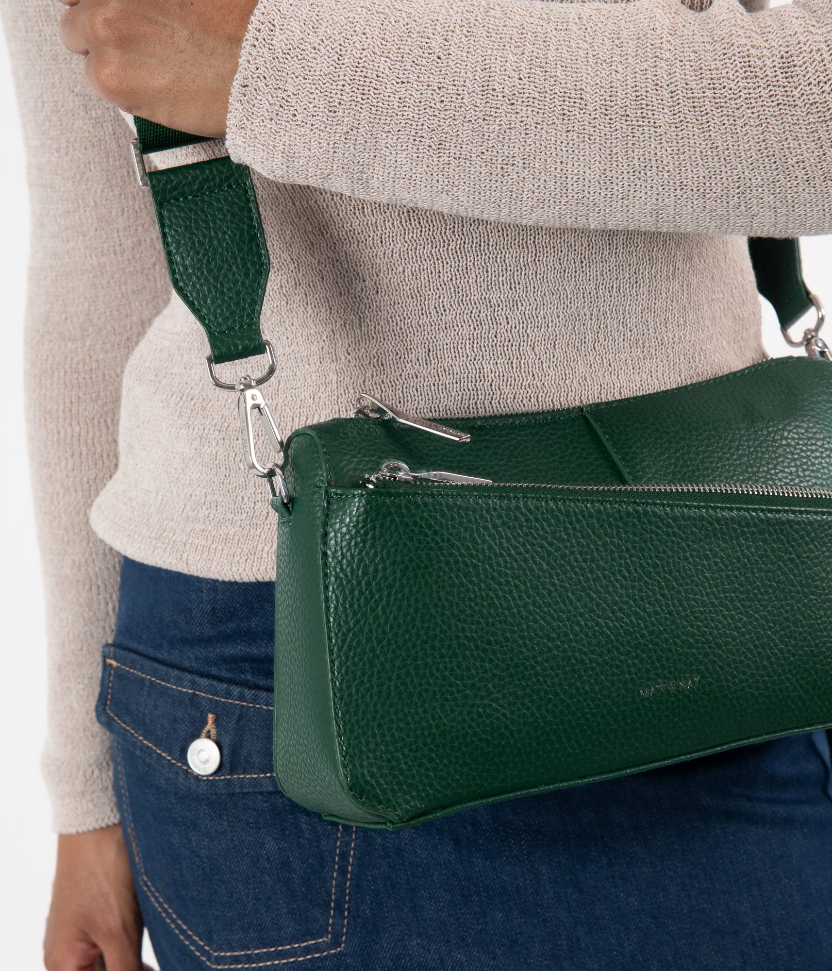 JANICE Vegan Crossbody Bag - Purity - Image 10