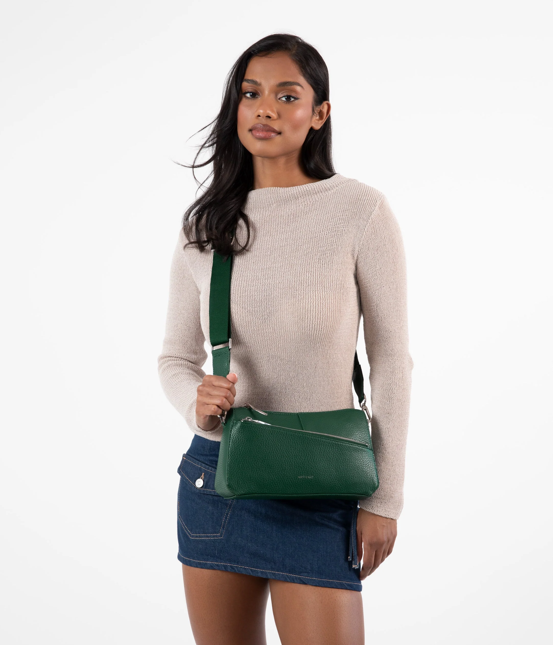JANICE Vegan Crossbody Bag - Purity - Image 12