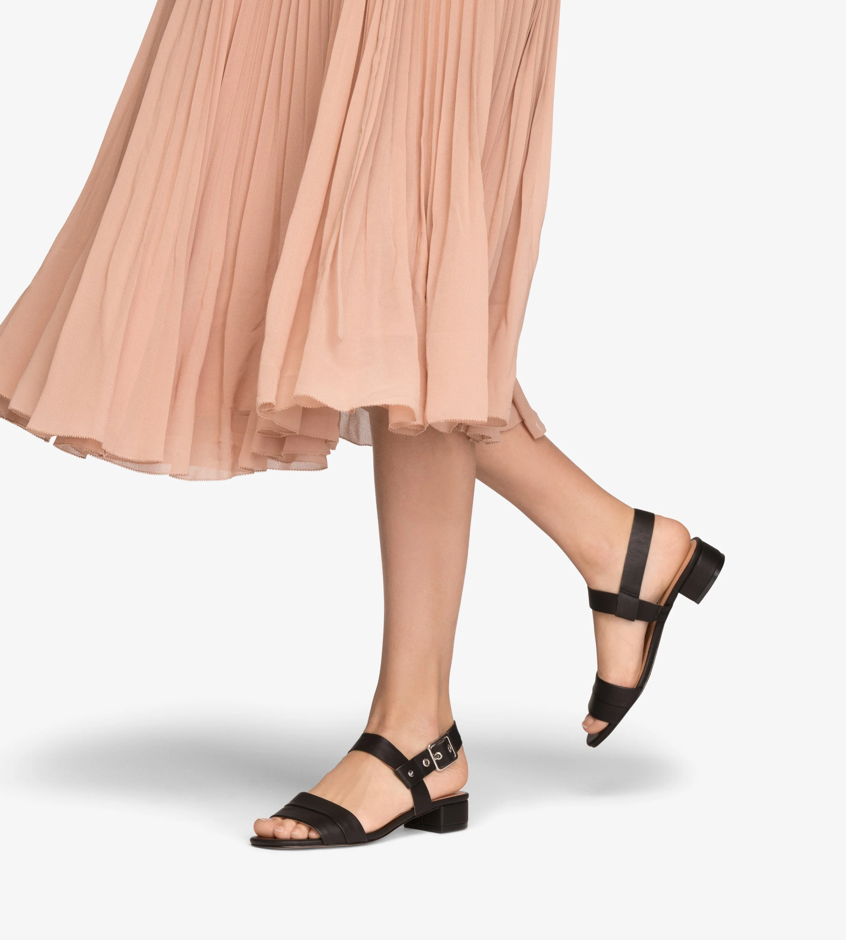JOJO Vegan Block Heel Sandals - Image 2