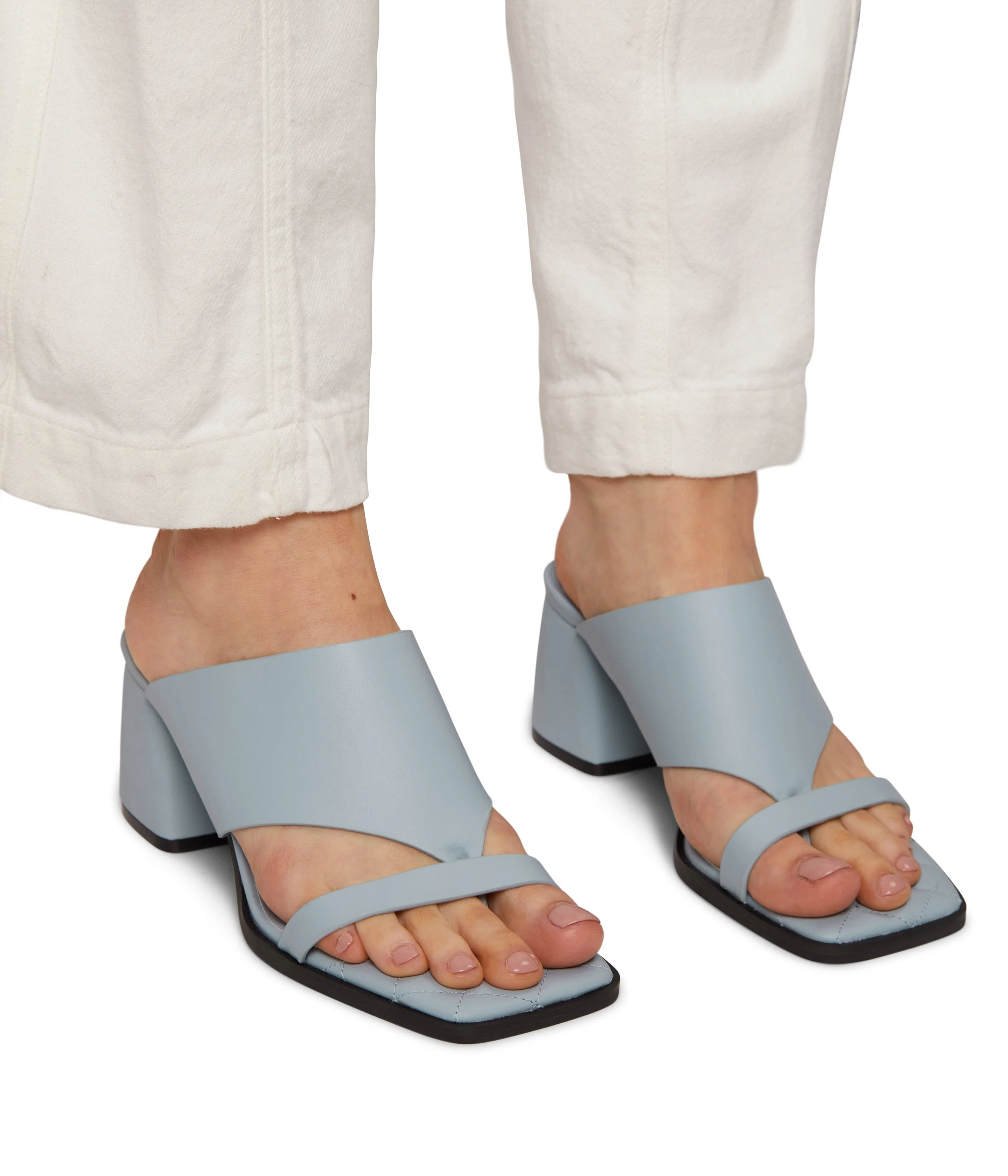KITT Women's Vegan Block Heel Sandals - Image 7