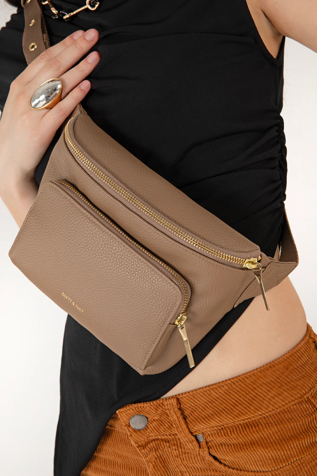 KORA Vegan Belt Bag - Grain - Image 3
