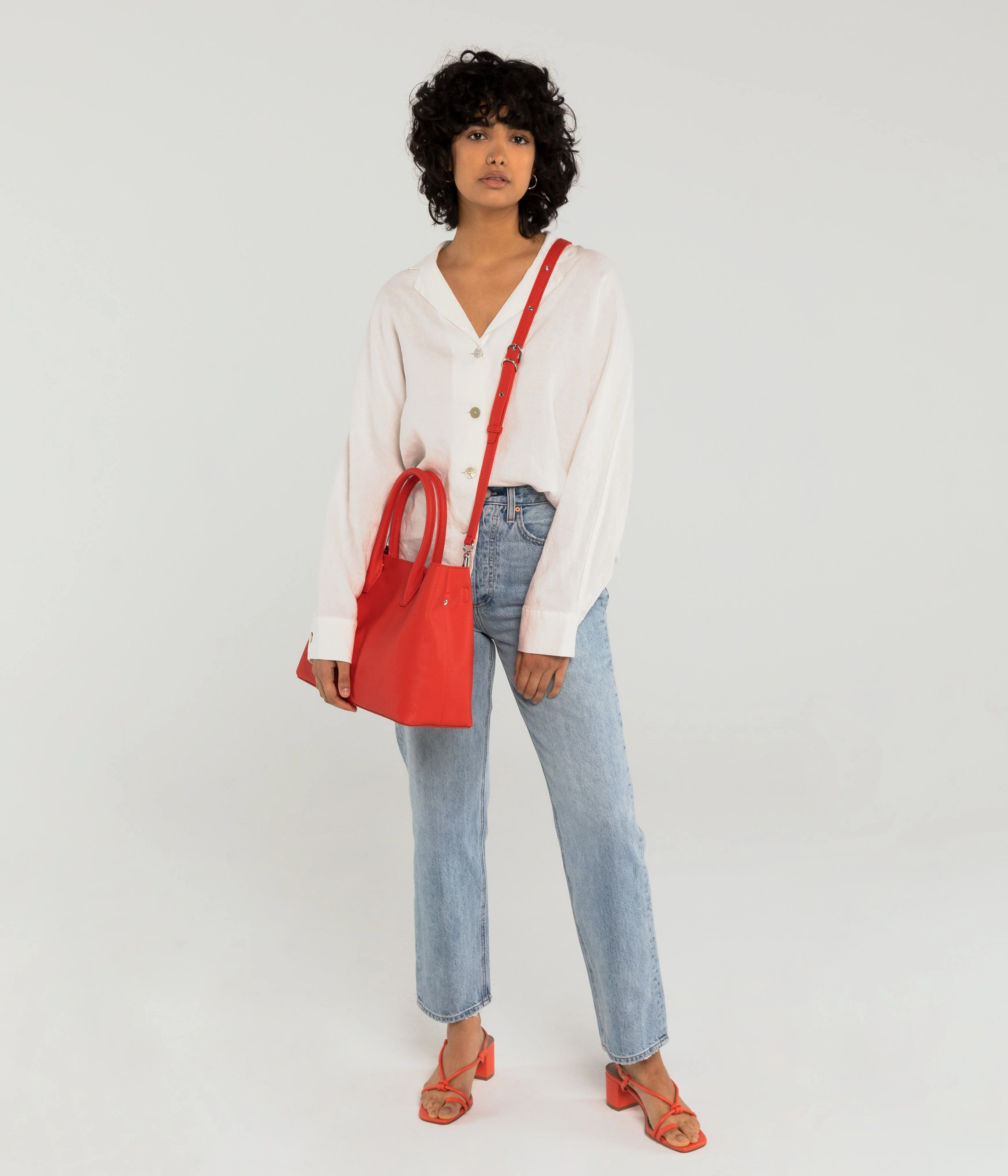 KRISTASM Small Vegan Satchel - Purity - Image 28