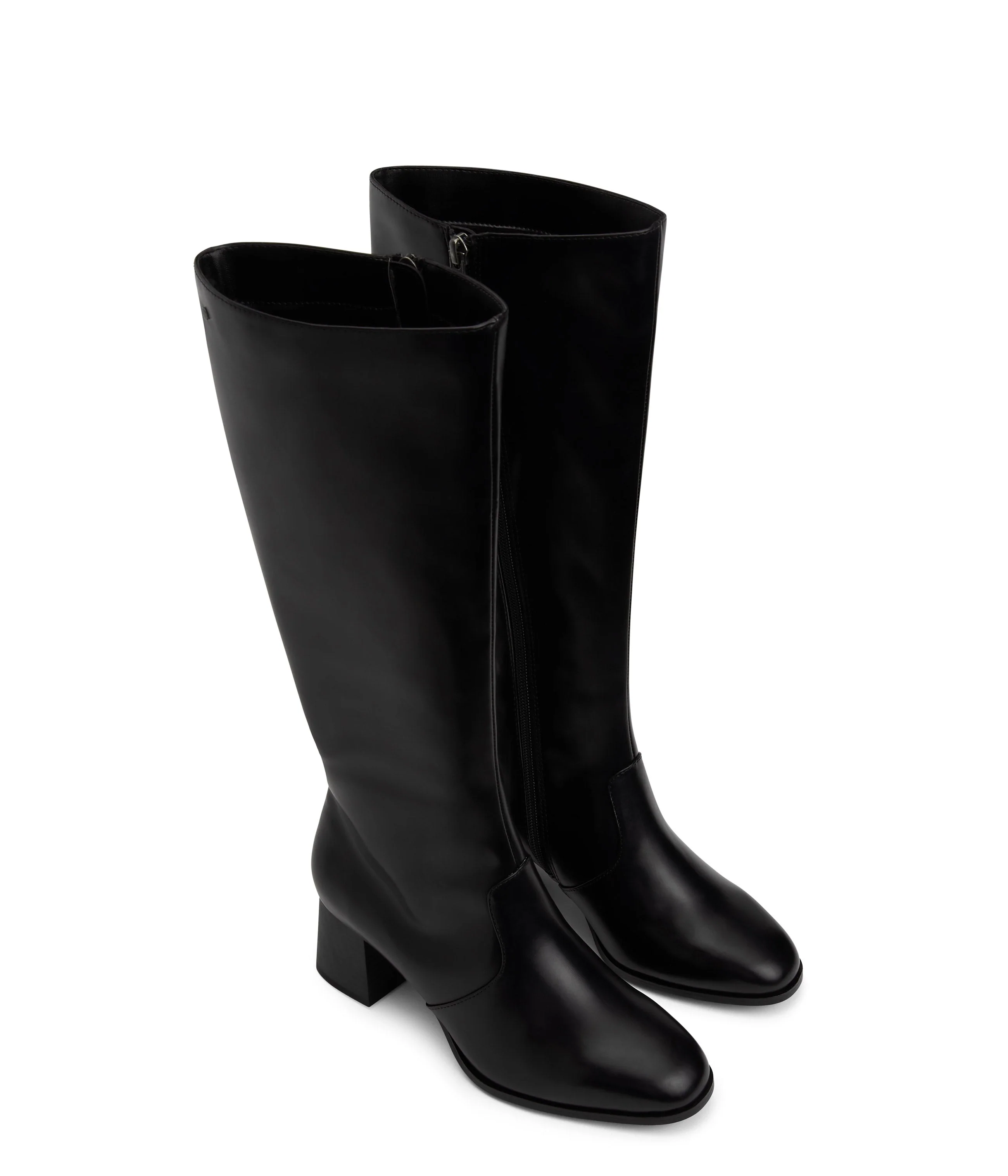 LIVIA Women's Vegan Mid Heel Boots - Image 3