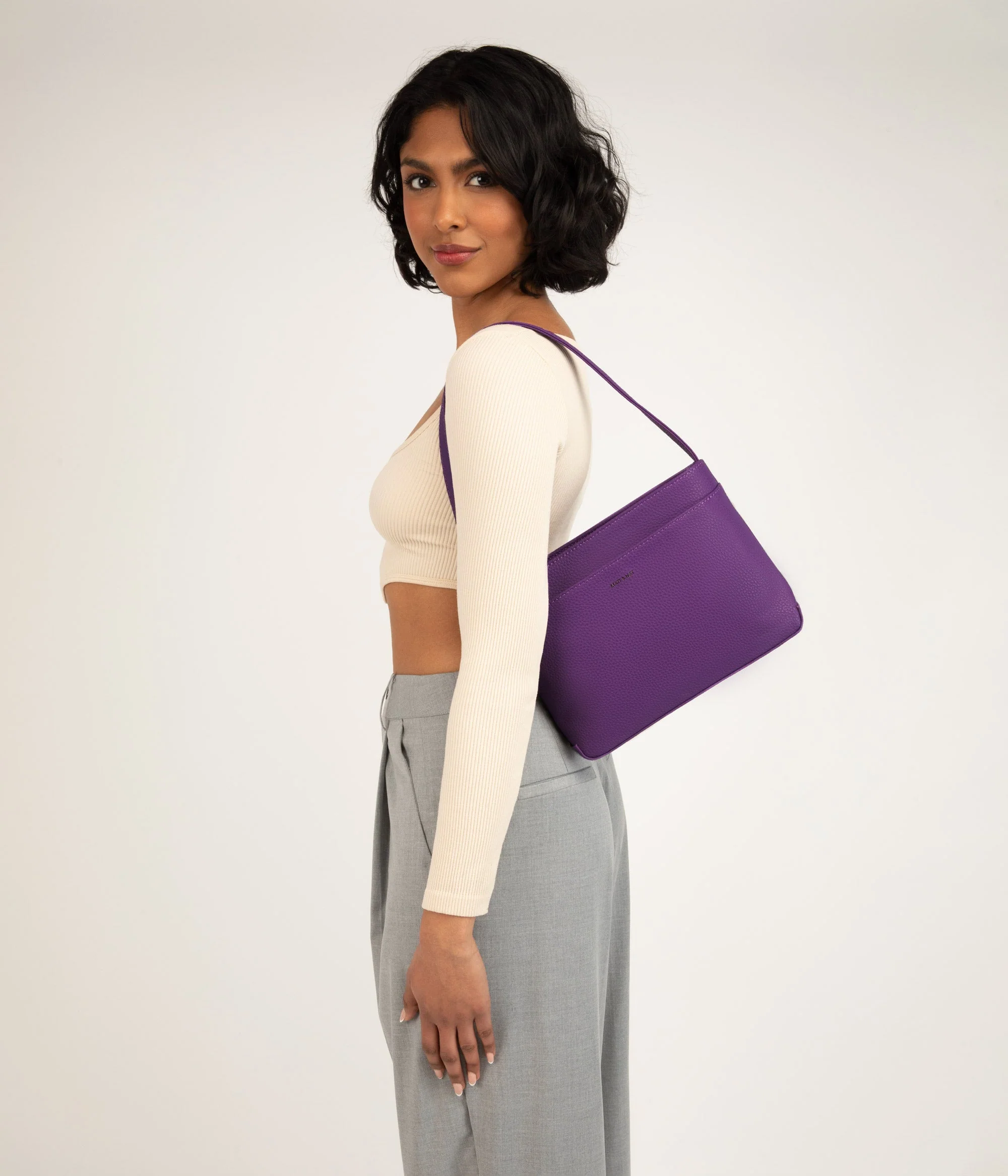 LUISA Sustainable Vegan Shoulder Bag - Purity - Image 24