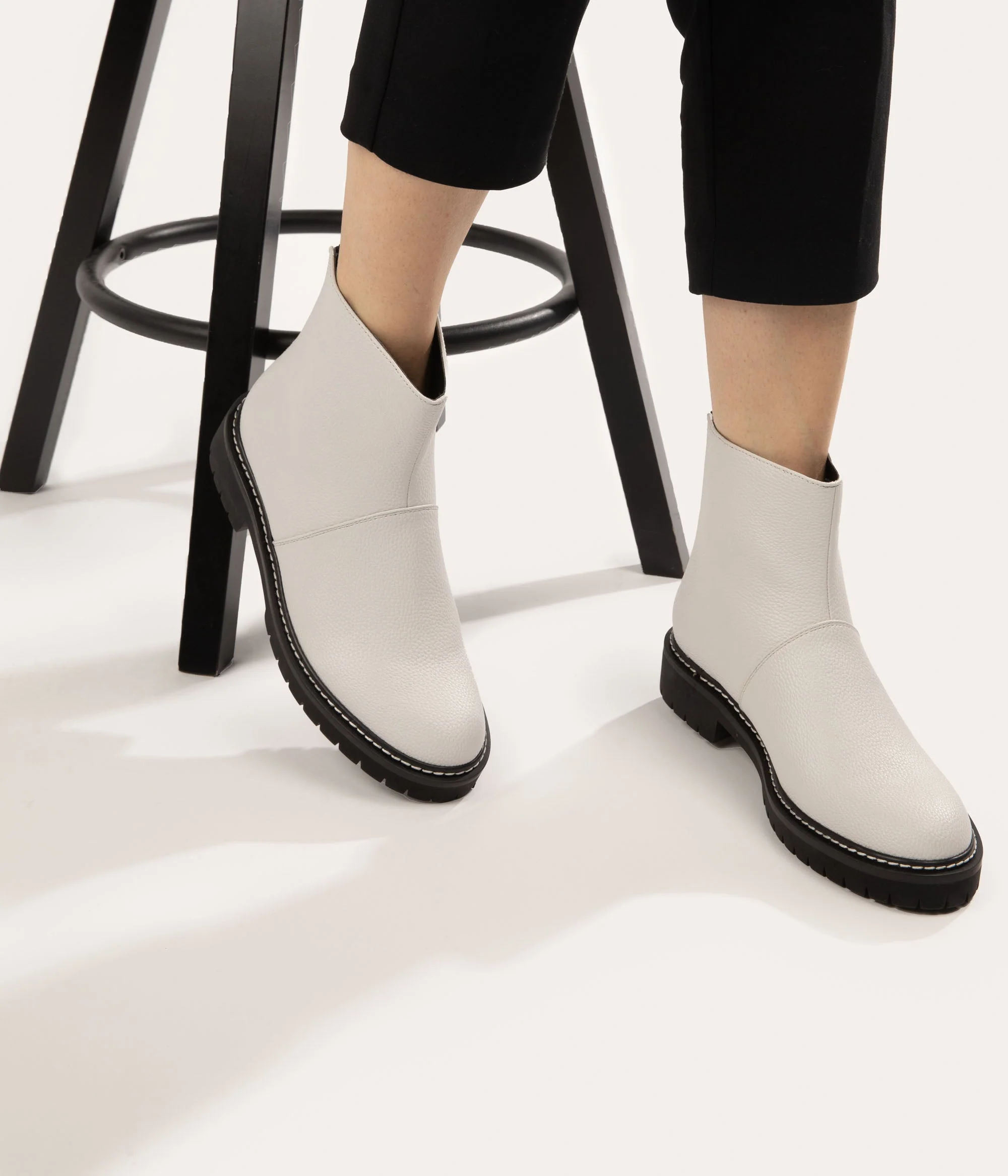 MIRRA Women's Vegan Combat Boots - Image 9