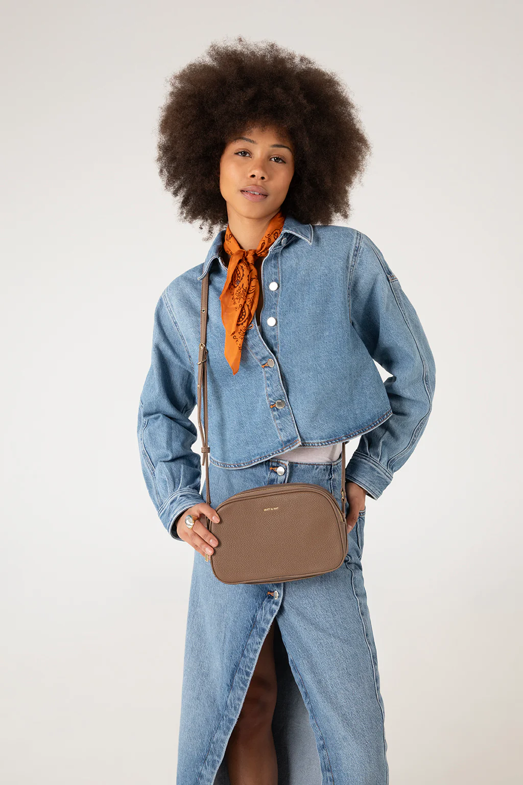 PAIR Vegan Crossbody Bag - Grain - Image 3