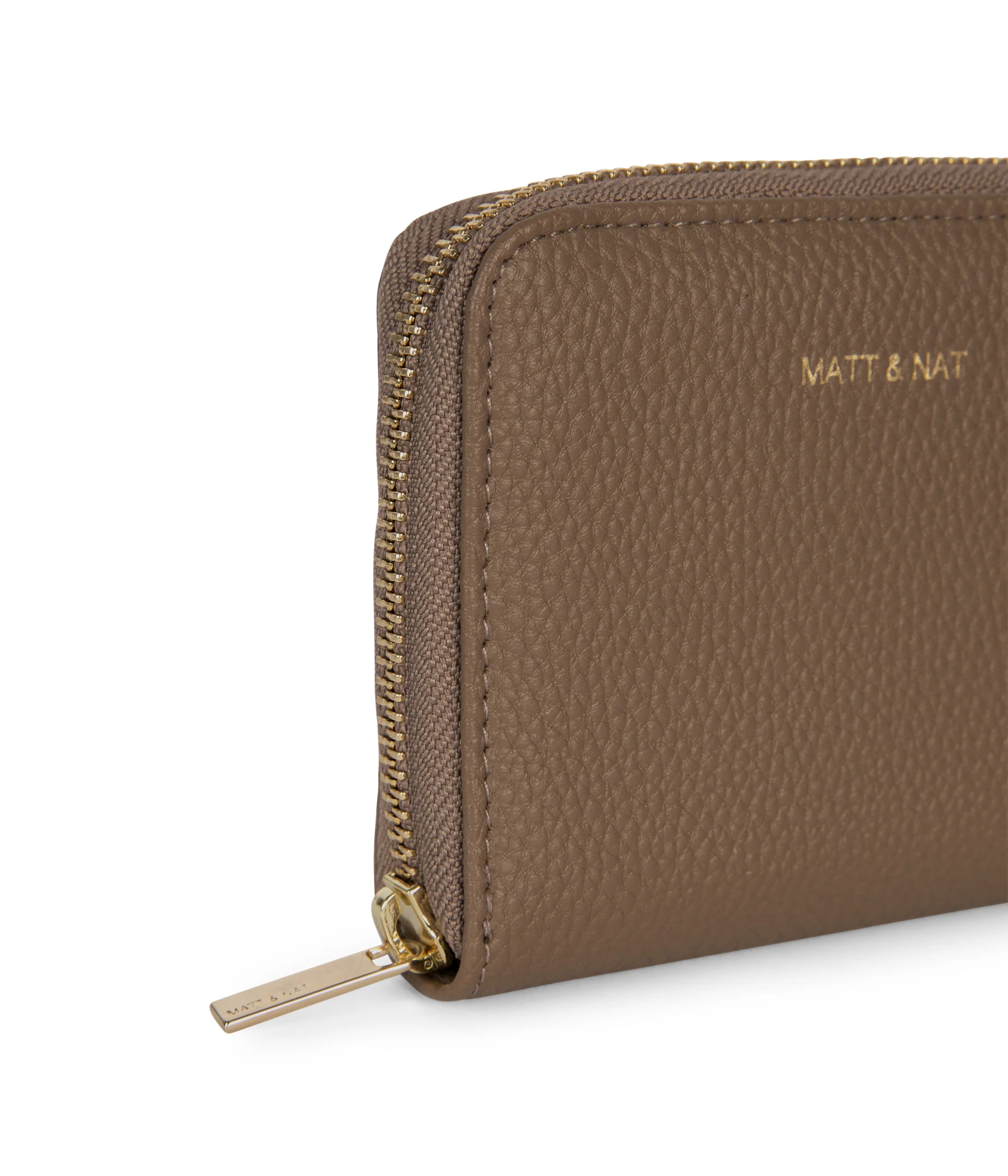 RUE Small Vegan Zip Wallet - Grain - Image 40