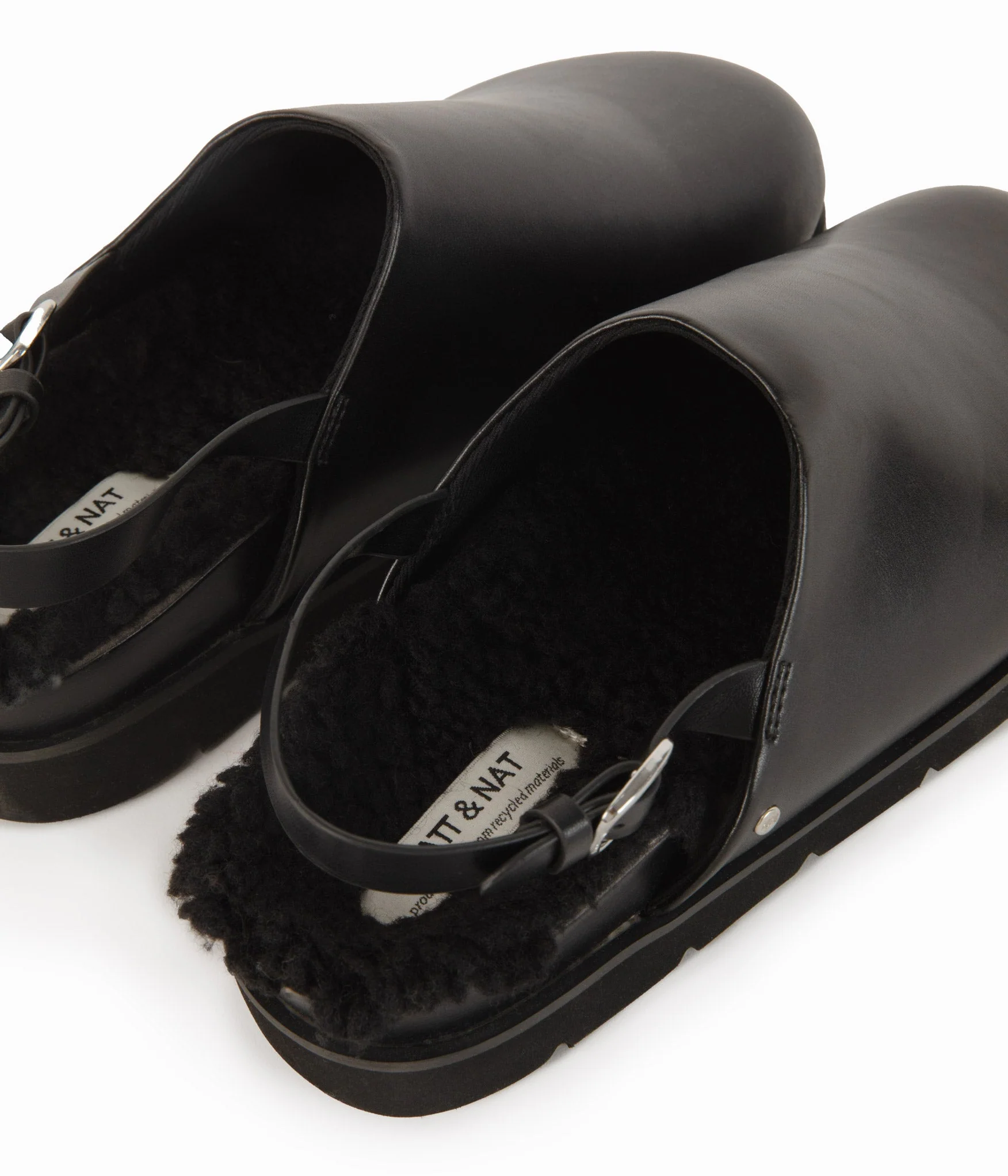 SARO Women's Vegan Mule Shoes - Image 6