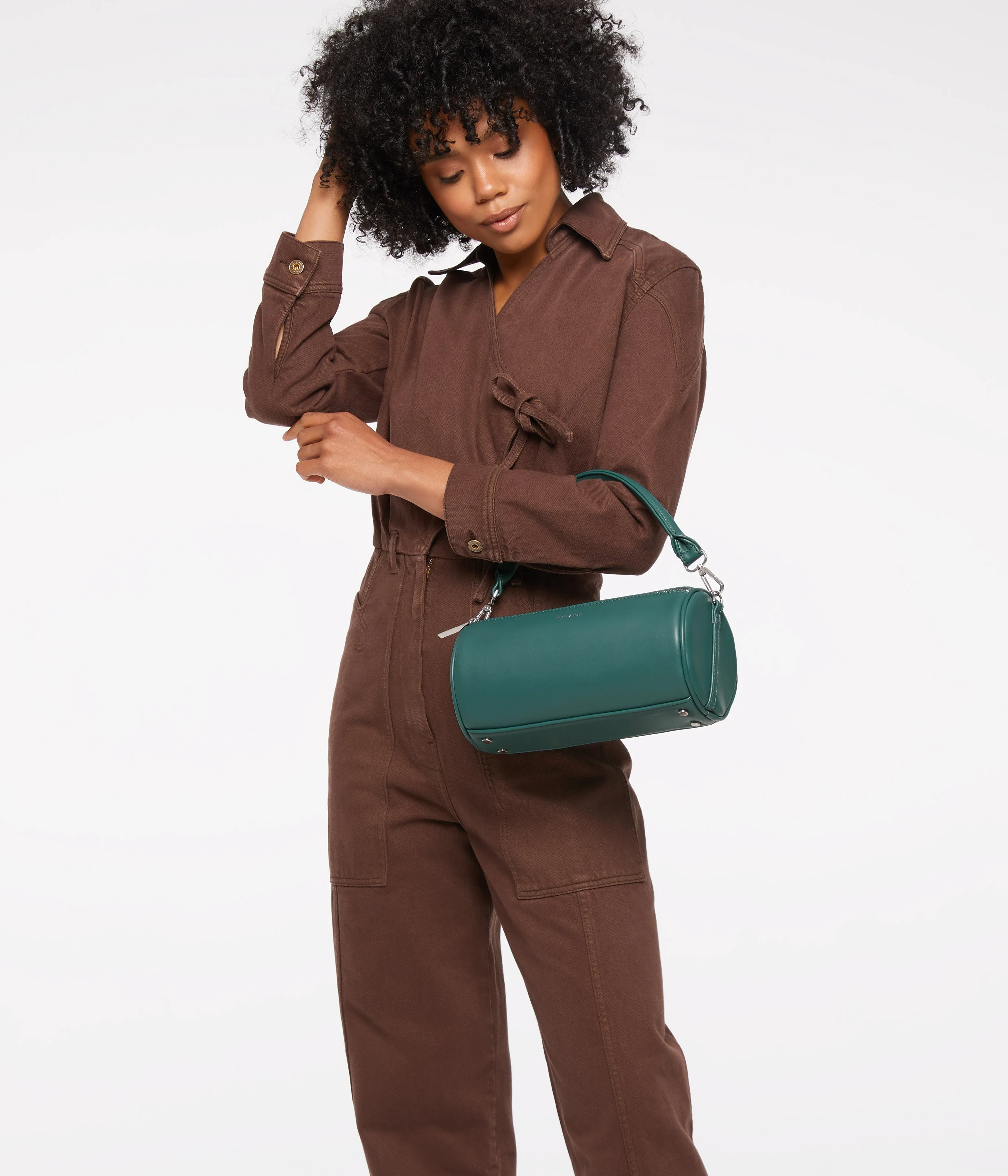 SEOUL Vegan Barrel Satchel - Loom - Image 15