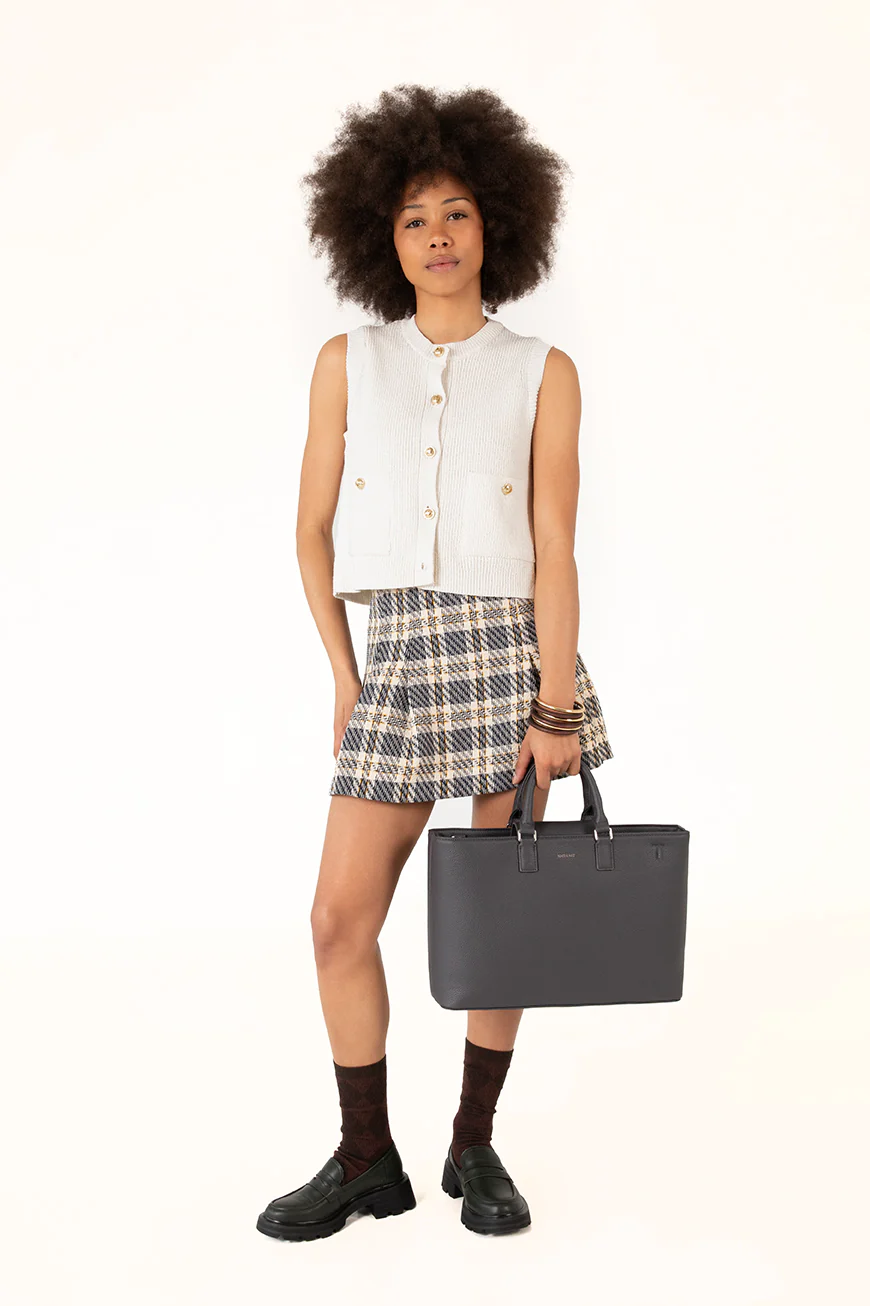 SEVYN Vegan Satchel - Grain - Image 26