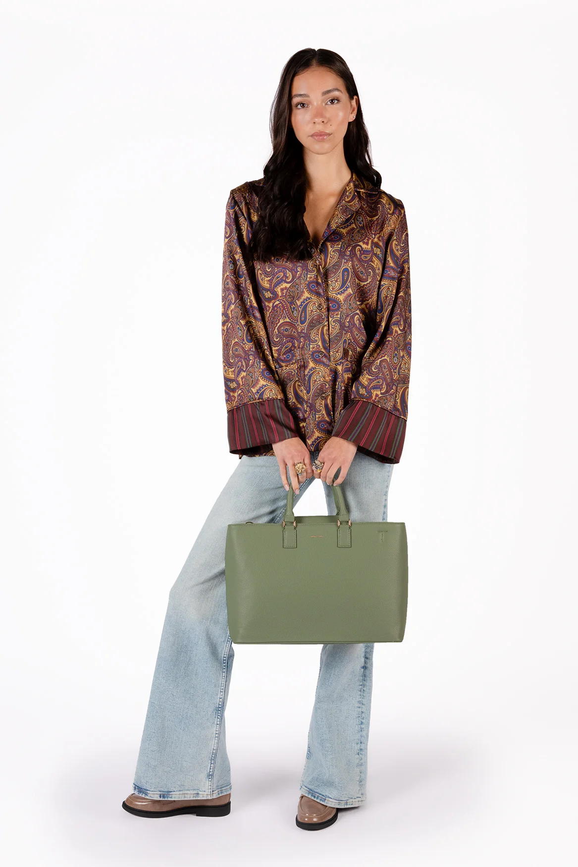 SEVYN Vegan Satchel - Grain - Image 49