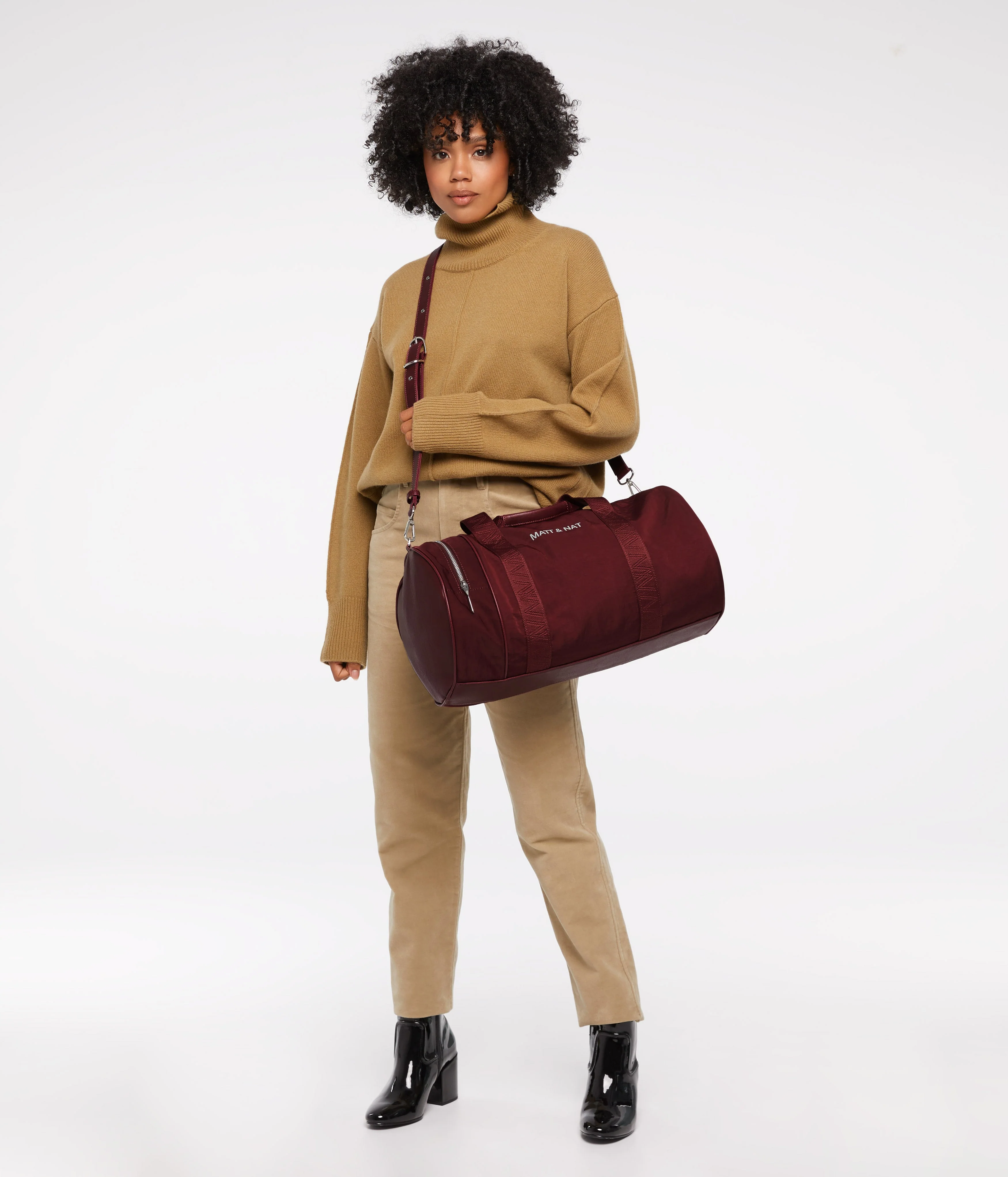 SHAY Vegan Duffle Bag - Oam - Image 3
