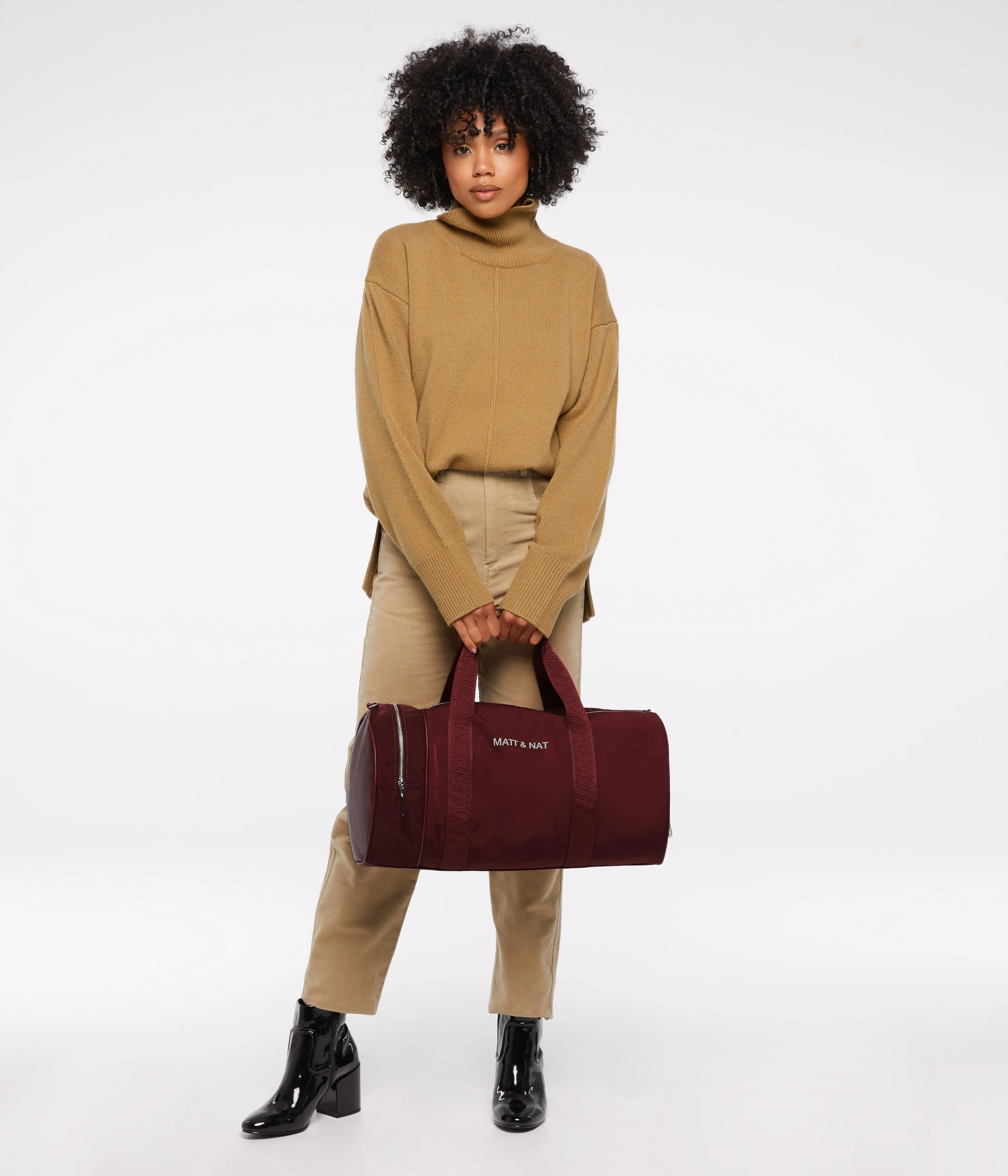 SHAY Vegan Duffle Bag - Oam - Image 5