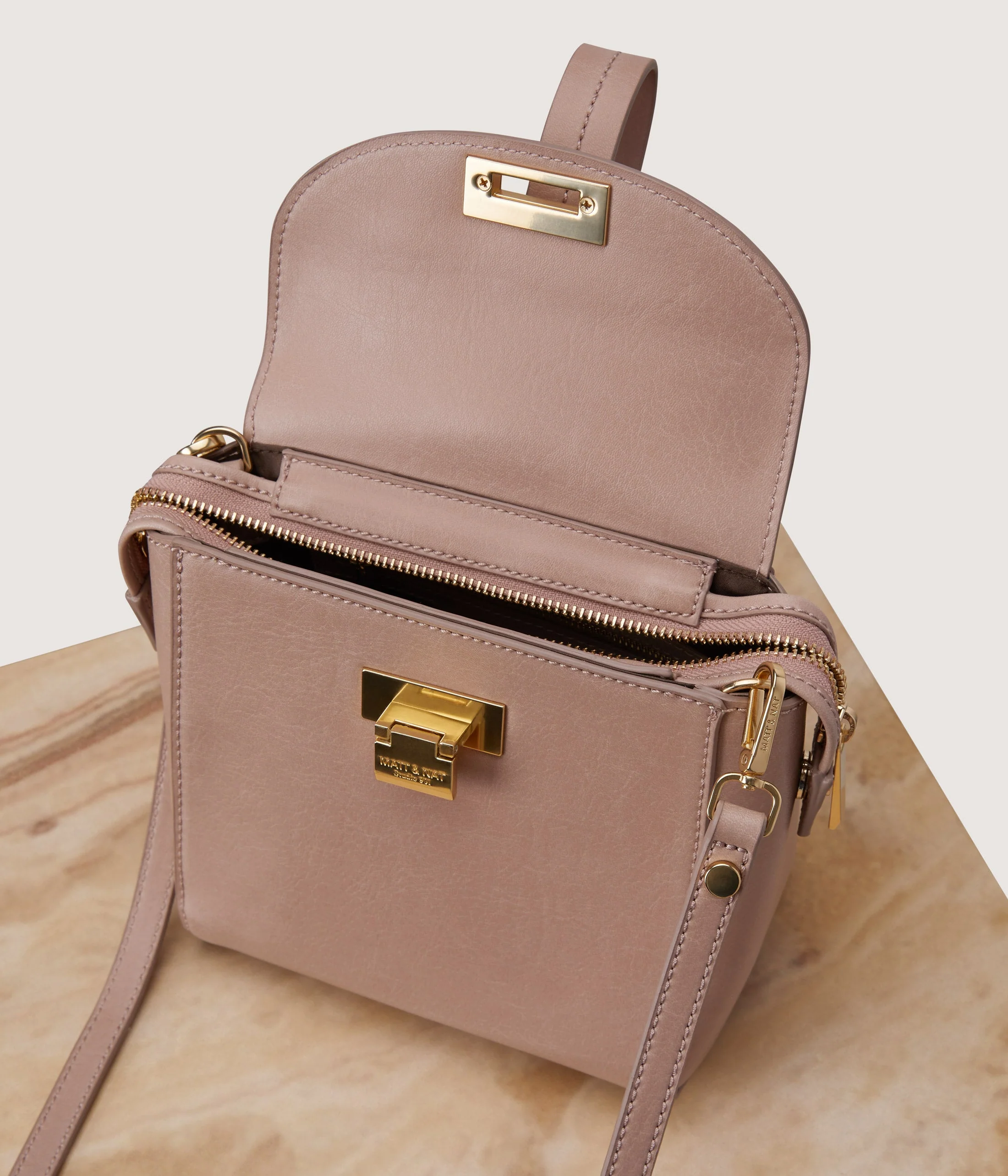 TIEN Vegan Crossbody Purse - Vintage - Image 8