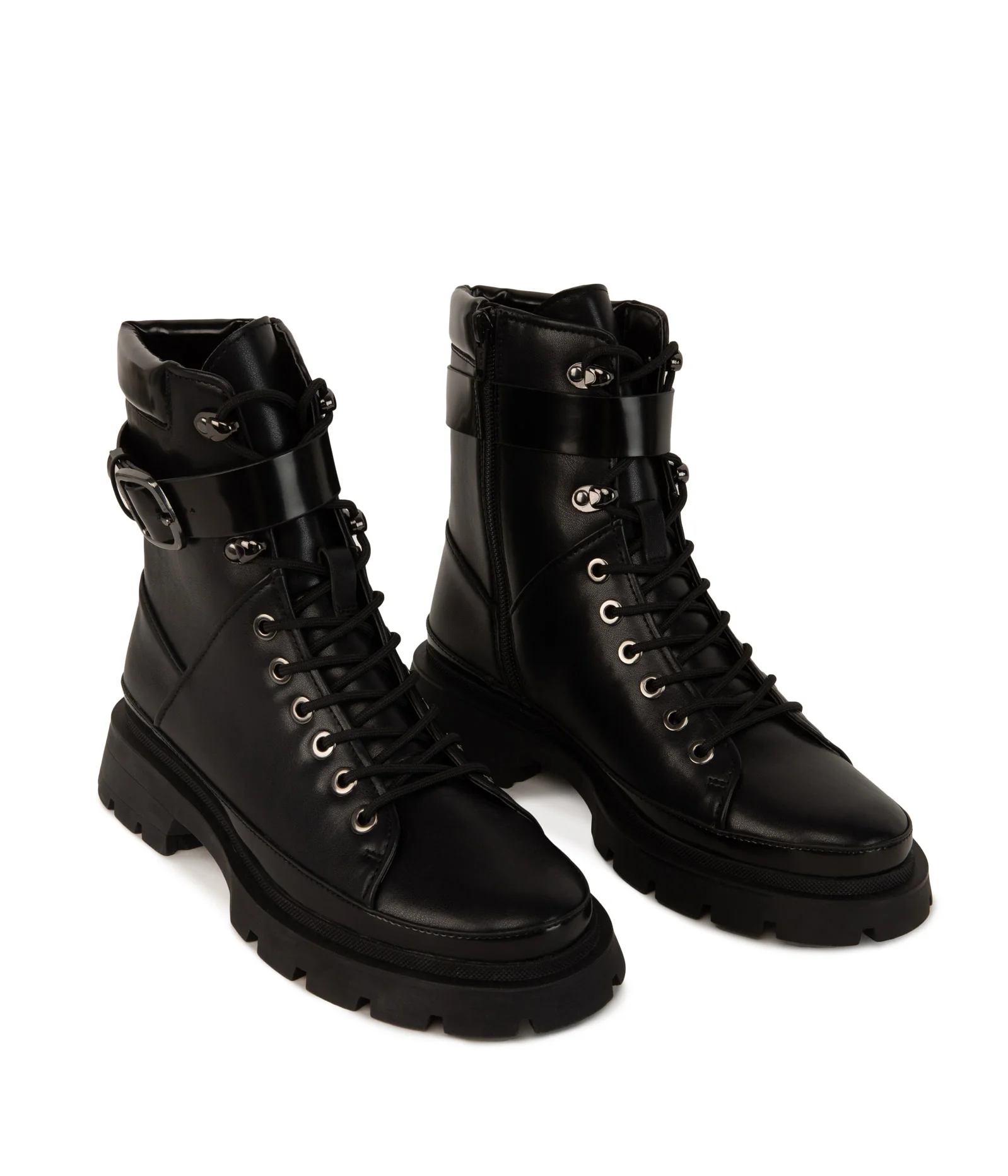 TOMEI Women's Vegan Combat Boots - Image 4