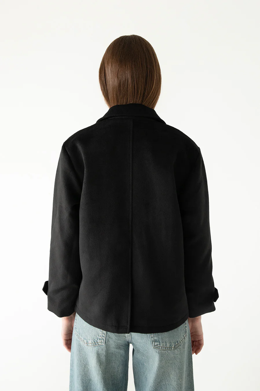 RIA Women's Vegan Wool Coat - Image 5
